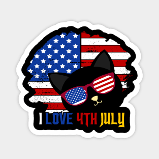 America Shirt 4th of July Patriotic T-shirt holiday Magnet