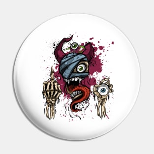 Weirdcore Aesthetic Pastel Goth Grunge Evil Skull Pin