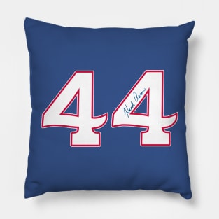 Hank Aaron Jersey Number Pillow