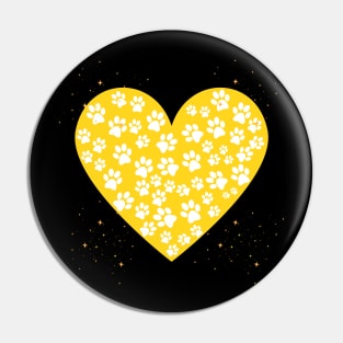 Colleen Diemer's Sparkling Dog Heart Pin