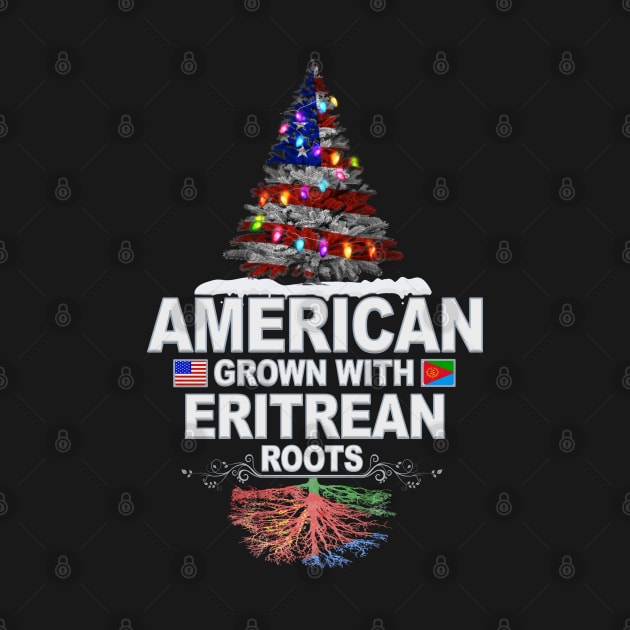 Christmas Tree  American Grown With Eritrean Roots - Gift for Eritrean From Eritrea by Country Flags