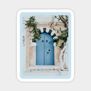 Blue Arabic style door Magnet