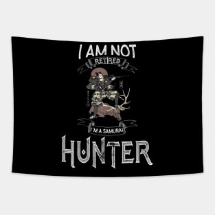 I am not retired I`m a Samurai Hunter - Funny Samurai Champloo T-shirt Tapestry