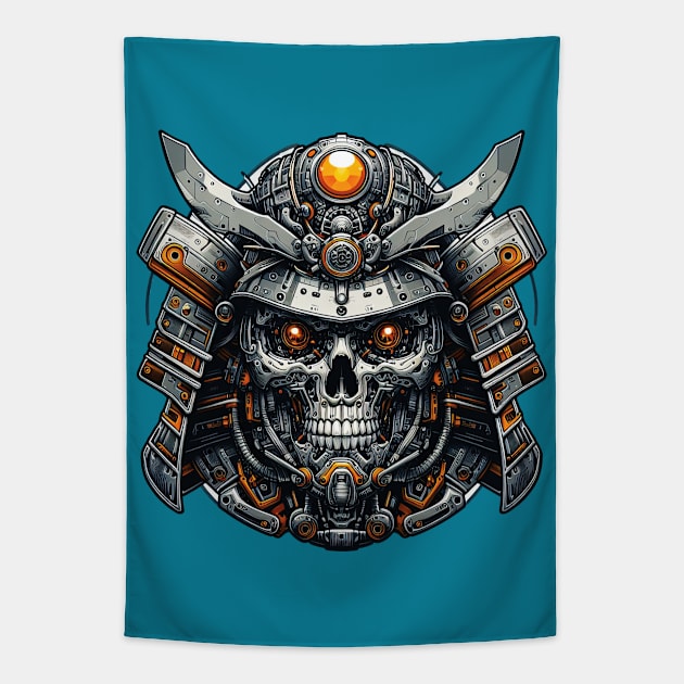 Cyber Samurai S01 D68 Tapestry by Houerd