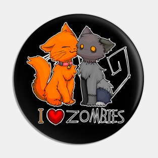 I <3 Zombies Pin