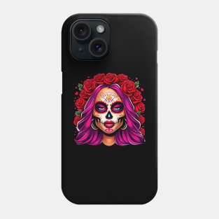 Mercedes Varnado aka Mercedes Moné fka Sasha Banks Day of the Dead Phone Case