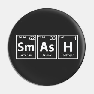 Smash (Sm-As-H) Periodic Elements Spelling Pin