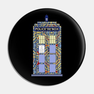 DragonCon Marriott Carpet TARDIS Atlanta Pin