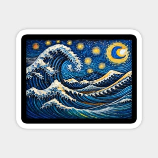 Gogh Wave Off Kanagawa Magnet