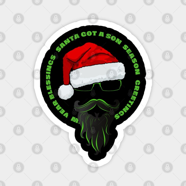 Christmas Son Of Santa Magnet by GraphXFashions