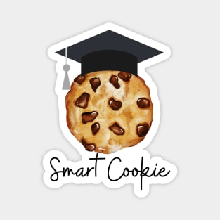 Funny Graduation Cap Cute Smart Cookie Magnet