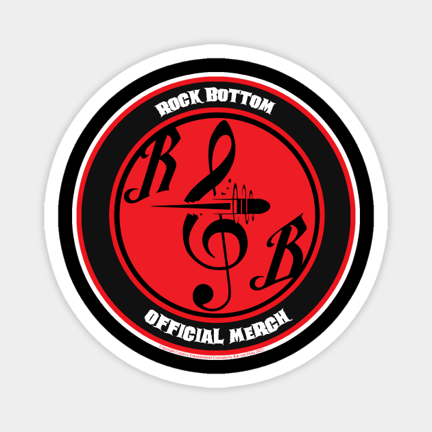 ROCK BOTTOM OFFICIAL MERCH TEE Magnet by ROCK BOTTOM MERCH TABLE