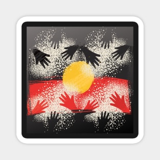 Awesome Aboriginal Dot Art Magnet