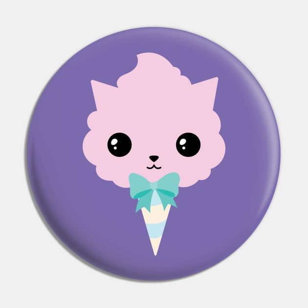 Cotton candy cat Pin by Laura_Nagel