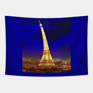 Bent Eiffel Tower Tapestry