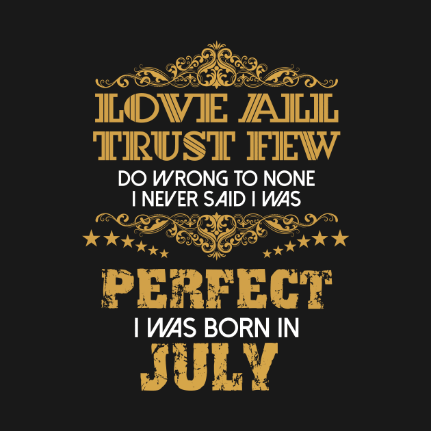 I Was Born In July by Diannas