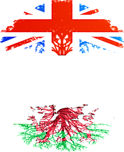 British Grown With Welsh Roots - Gift for Welsh With Roots From Wales Magnet