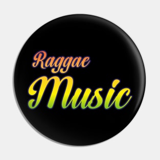 Raggae music multicolor.typography slogan design. Pin