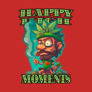 Crazy Stoner Boy #8 – HAPPY HIGH MOMENTS T-Shirt