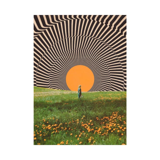 Trippy Sunrise by linearcollages