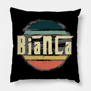 Bianca || Retro Name Pillow