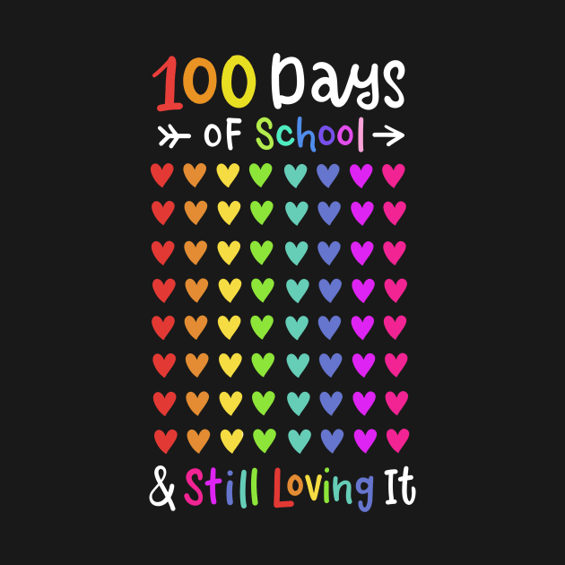 100 Days of School Teacher Student by KAWAIITEE