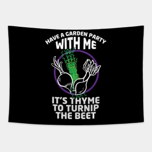 Have a Garden Party with Me - It's Thyme to Turnip the Beet Tapestry