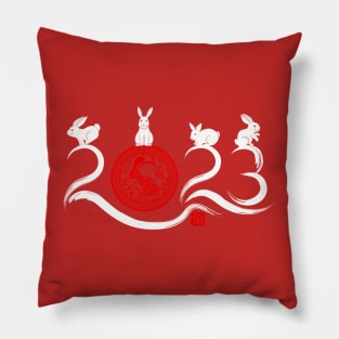 Year of the Rabbit Chinese Zodiac Chinese New Year 2023 Pillow