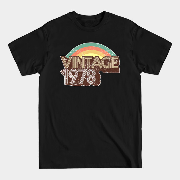 Discover Vintage 1978 - 40th Birthday Gift - T-Shirt