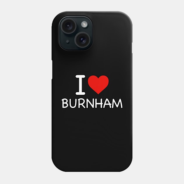 Burnham - I Love Icon Phone Case by Sunday Monday Podcast