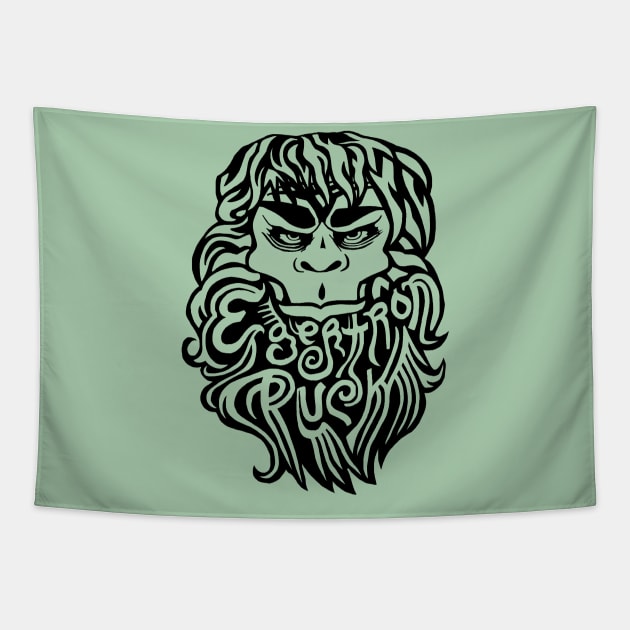 Bigfoot Design Tapestry by Ballyraven