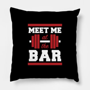 Meet Me at the Bar Pillow