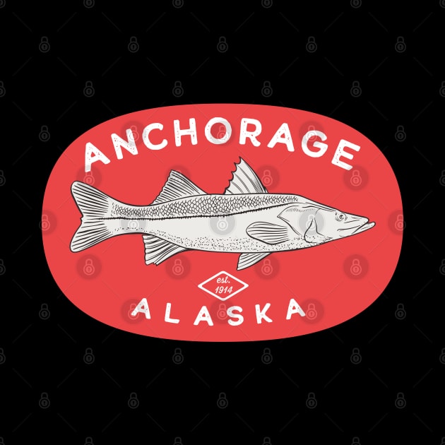 Anchorage Alaska Fishing by Eureka Shirts