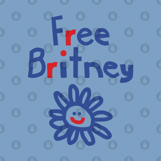 Free Britney and Daisy Smiley Face by ellenhenryart