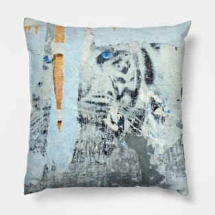 Wild Siberian Tiger Collage Pillow