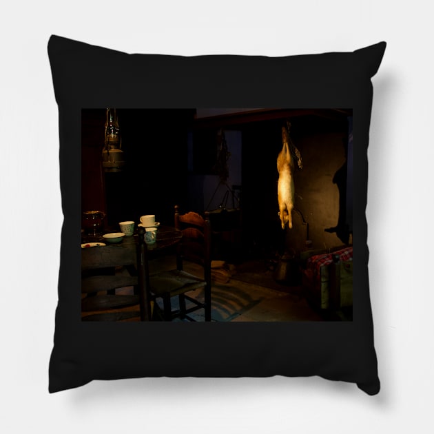 old dutch interior Pillow by stoekenbroek