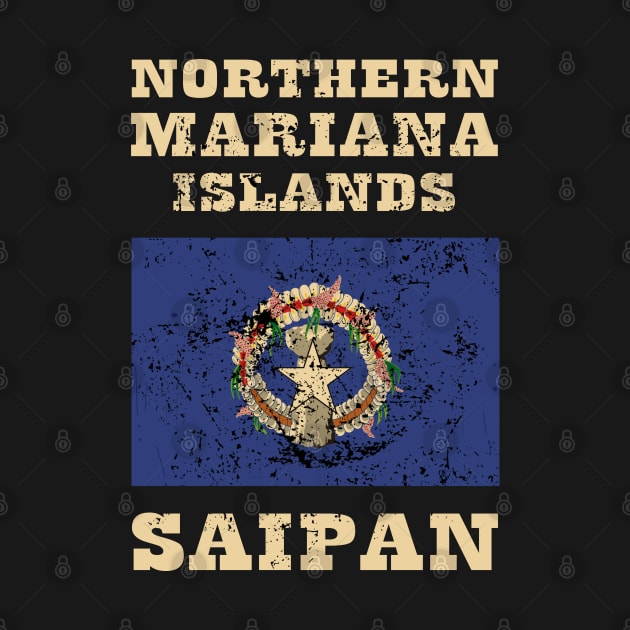 Northern Mariana Islands Country Flag by KewaleeTee