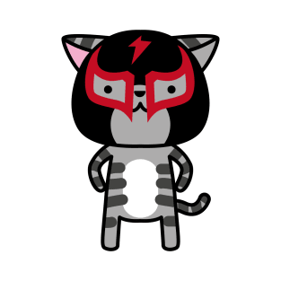 Neko Luchador#2 T-Shirt