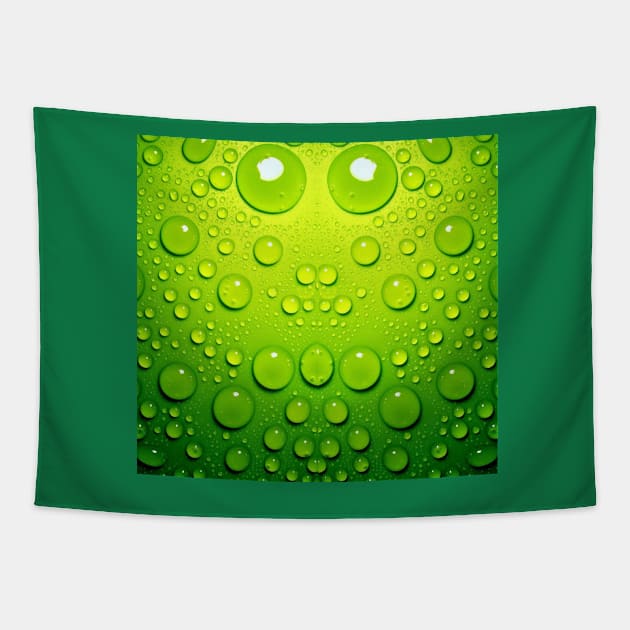 Green bubble monster Tapestry by Keatos