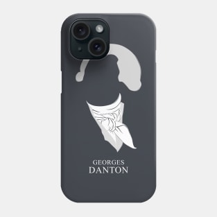 Georges Danton - Minimalist Portrait Phone Case