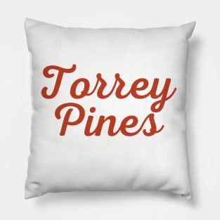 Torrey Pines, California Pillow