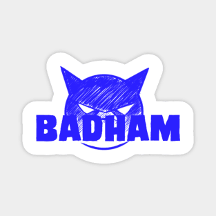 Badham Logo- Blue Design Magnet