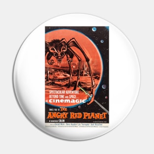 Angry Red Planet Pin