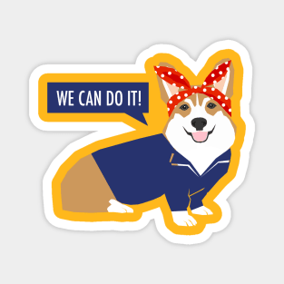 Rosie Corgi Magnet