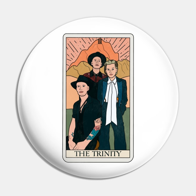 The Trinity Brandi Tarot Card Pin by CMORRISON12345