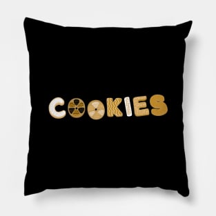 Christmas cookie shirt v4 Pillow