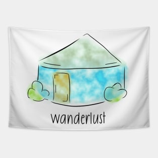 Yurt On A Shirt | Wanderlust Tapestry