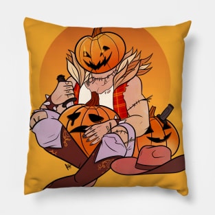 Jacked-o'-Lantern: Carving Pillow