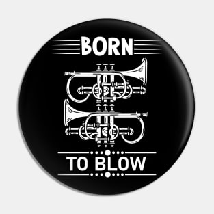 Funny Trumpet Quote Pin