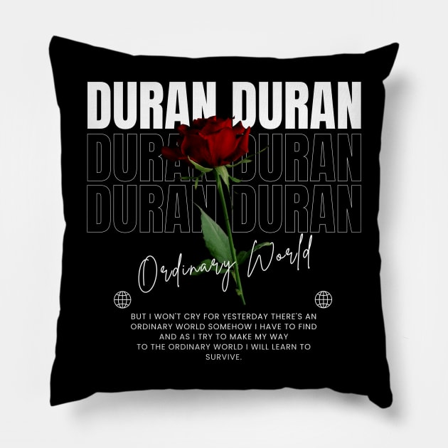 Duran Duran // Flower Pillow by TOY MACHINE 